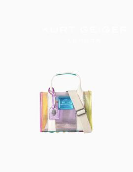 Bolso KURT GEIGER London Shopper extra pequeño de vinilo