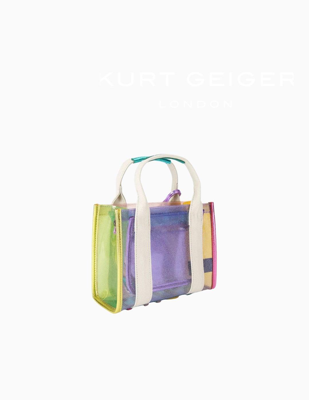 Bolso KURT GEIGER London Shopper extra pequeño de vinilo