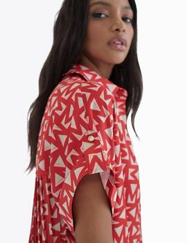 Camisa LOLA CASADEMUNT by Maite mujer larga estampada