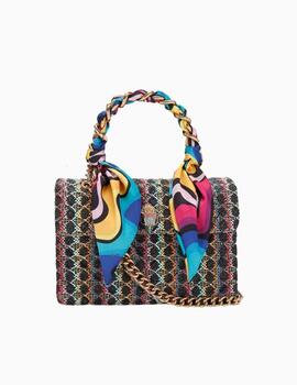 Bolso KURT GEIGER KENSINGTON mujer mediano rafia