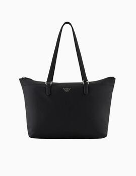 Bolso  EMPORIO ARMANI mujer shopper en nailon negro