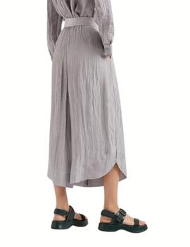 Pantalón EMPORIO ARMANI mujer de pernera muy ancha en crespó