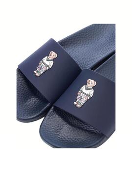 Chancla POLO RALPH LAUREN Bear Slides Azul