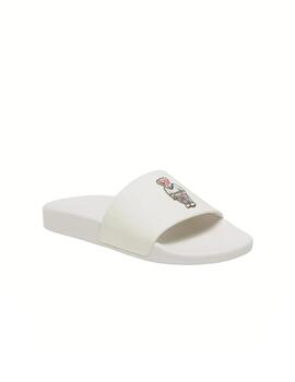 Chancla POLO RALPH LAUREN Bear Slides Blanco