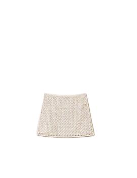 Minifalda  TWINSET de red de bordados
