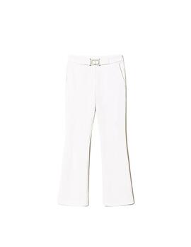 Pantalón TWINSET mujer acampanado con hebilla Oval T