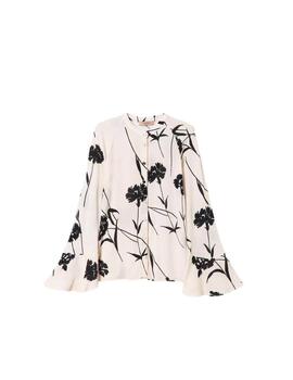 Blusa TWINSET mujer de crepé de flores