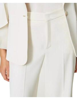 Pantalón  TWINSET mujer ancho de crepé