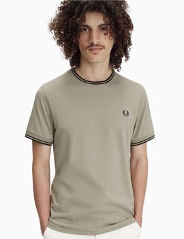 Camiseta FRED PERRY hombre cuello redondo