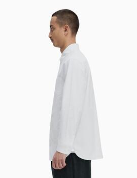 Camisa FRED PERRY hombre Oxford manga larga blanco