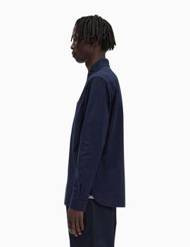 Camisa FRED PERRY hombre Oxford manga larga azul