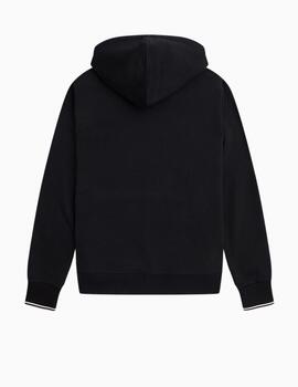 Sudadera FRED PERRY con capucha y ribetes