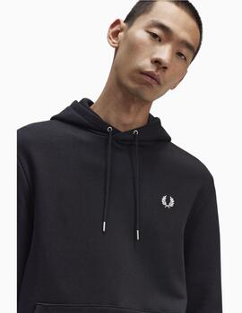 Sudadera FRED PERRY con capucha y ribetes