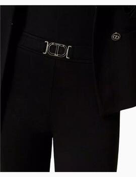Pantalón TWINSET acampanados con hebilla Oval T