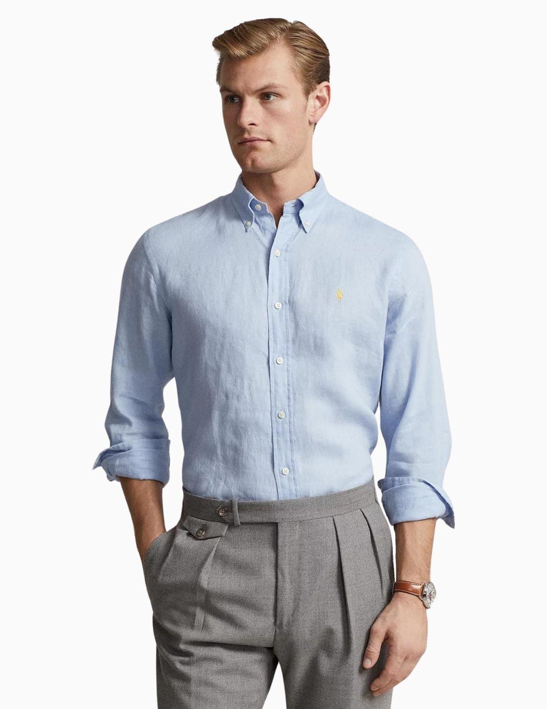 Camisa POLO RALPH LAUREN Custom Fit Lino