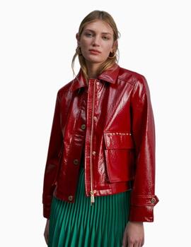 Chaqueta LOLA CASADEMUNT BY MAITE efecto charol