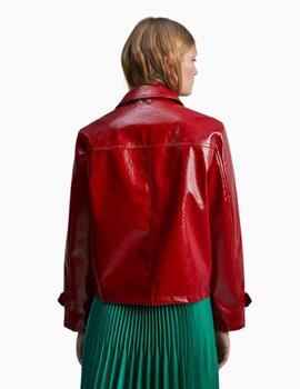Chaqueta LOLA CASADEMUNT BY MAITE efecto charol